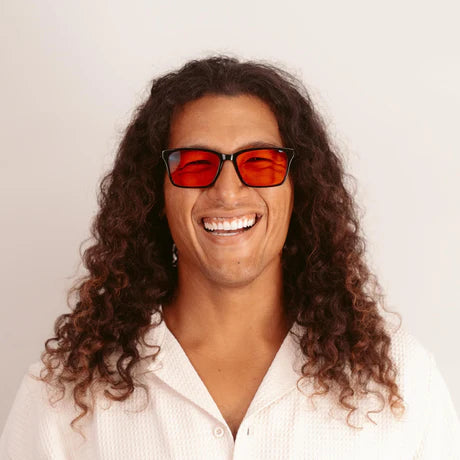 Gafas de luz azul unisex con lentes rojas anaranjado UONNE™