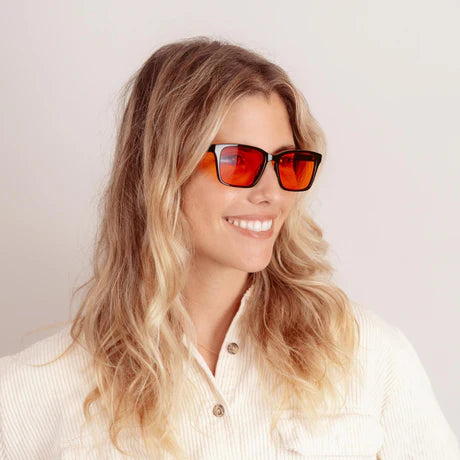 Gafas de luz azul unisex con lentes rojas anaranjado UONNE™